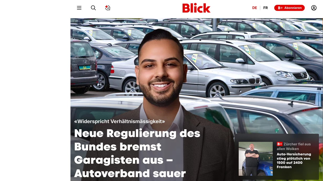 
										AGVS zeigt in grossen Medien Nachteile auf
									