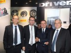 Giorgio Feitknecht (künftiger ESA-GL-Vorsitzender), Dieter Jermann (Pirelli), Charles Blaettler (scheidender ESA-GL-Vorsitzender) und Daniel Steinauer (ESA)